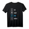 EAT SLEEP Run Repeat – Lustiges Läufer Geschenk T-Shirt für Marathon, Rennen & Cross Country - Perfektes Geschenk zu Weihnachten & Geburtstag