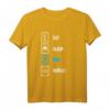 EAT SLEEP Run Repeat – Lustiges Läufer Geschenk T-Shirt für Marathon, Rennen & Cross Country - Perfektes Geschenk zu Weihnachten & Geburtstag