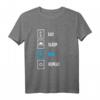 EAT SLEEP Run Repeat – Lustiges Läufer Geschenk T-Shirt für Marathon, Rennen & Cross Country - Perfektes Geschenk zu Weihnachten & Geburtstag