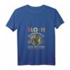 Damen Lustiges Vintage Faultier-Marathon-Laufteam T-Shirt mit V-Ausschnitt – Perfekt für Läufer, Jogger & Marathon-Fans