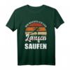 Mir reicht's ich geh laufen saufen Kneipe Party T-Shirt - Humorvolles Sport- und Party Motiv für Feierfreunde und Läufer
