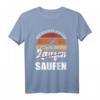 Mir reicht's ich geh laufen saufen Kneipe Party T-Shirt - Humorvolles Sport- und Party Motiv für Feierfreunde und Läufer