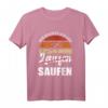Mir reicht's ich geh laufen saufen Kneipe Party T-Shirt - Humorvolles Sport- und Party Motiv für Feierfreunde und Läufer