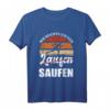 Mir reicht's ich geh laufen saufen Kneipe Party T-Shirt - Humorvolles Sport- und Party Motiv für Feierfreunde und Läufer