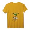Damen Stockente Nordic Walking Sportliches T-Shirt mit V-Ausschnitt – Lustiges Geschenk für Walker, Läufer und Outdoor-Fans