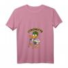 Damen Stockente Nordic Walking Sportliches T-Shirt mit V-Ausschnitt – Lustiges Geschenk für Walker, Läufer und Outdoor-Fans