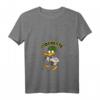 Damen Stockente Nordic Walking Sportliches T-Shirt mit V-Ausschnitt – Lustiges Geschenk für Walker, Läufer und Outdoor-Fans