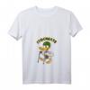 Damen Stockente Nordic Walking Sportliches T-Shirt mit V-Ausschnitt – Lustiges Geschenk für Walker, Läufer und Outdoor-Fans