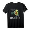 Witziges AvoCardio Laufshirt für Workout & Läufer - Motivationsshirt für Marathon- und Gruppensport, ideales Geschenk für Läufer & Anfänger
