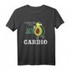 Witziges AvoCardio Laufshirt für Workout & Läufer - Motivationsshirt für Marathon- und Gruppensport, ideales Geschenk für Läufer & Anfänger