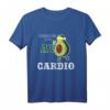 Witziges AvoCardio Laufshirt für Workout & Läufer - Motivationsshirt für Marathon- und Gruppensport, ideales Geschenk für Läufer & Anfänger