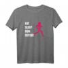 Eat Sleep Run Repeat Jogging T-Shirt – Lustiges Geschenk für Läuferinnen, Joggerinnen & Fitnessfans, Perfekt für Geburtstage & Weihnachten