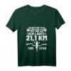 Damen Halbmarathon Lauf T-Shirt mit V-Ausschnitt – Motivationsshirt für Marathonläuferinnen, Ideal für Halbmarathon & Laufveranstaltungen