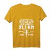 Damen Halbmarathon Lauf T-Shirt mit V-Ausschnitt – Motivationsshirt für Marathonläuferinnen, Ideal für Halbmarathon & Laufveranstaltungen