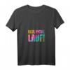 Damen Lauf T-Shirt: Heul nicht, Lauf! Motivationsshirt mit V-Ausschnitt – Perfektes Geschenk für Läuferinnen zu Geburtstag, Weihnachten & mehr
