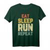 Eat Sleep Run Repeat Lauf T-Shirt für Läufer - Lustiges und Humorvolles Geschenk für Jogger, Marathonläufer & Laufbegeisterte