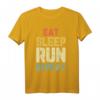 Eat Sleep Run Repeat Lauf T-Shirt für Läufer - Lustiges und Humorvolles Geschenk für Jogger, Marathonläufer & Laufbegeisterte