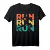Retro Vintage Laufen Geschenk für Läufer und Jogger T-Shirt – Perfektes Geburtstags- oder Weihnachtsgeschenk für Liebhaber der 70er und 80er Jahre