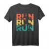 Retro Vintage Laufen Geschenk für Läufer und Jogger T-Shirt – Perfektes Geburtstags- oder Weihnachtsgeschenk für Liebhaber der 70er und 80er Jahre
