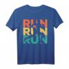 Retro Vintage Laufen Geschenk für Läufer und Jogger T-Shirt – Perfektes Geburtstags- oder Weihnachtsgeschenk für Liebhaber der 70er und 80er Jahre
