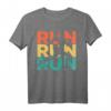 Retro Vintage Laufen Geschenk für Läufer und Jogger T-Shirt – Perfektes Geburtstags- oder Weihnachtsgeschenk für Liebhaber der 70er und 80er Jahre