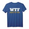 WTF Where's the Finish Witziges Marathon Läufer Spruch T-Shirt - Perfektes Geschenk für Läufer, Triathleten und Fitnessbegeisterte