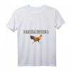Der Hahn muss Laufen T-Shirt – Lustiges Tiermotiv mit klassischem Schnitt und doppeltem Saum