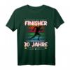 Birthday Marathon Finisher Läufer Sportler 30 Geburtstag T-Shirt - Lustiges Geschenk für Läufer, Marathon- und Triathlon-Fans zum 30. Geburtstag