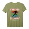 Birthday Marathon Finisher Läufer Sportler 30 Geburtstag T-Shirt - Lustiges Geschenk für Läufer, Marathon- und Triathlon-Fans zum 30. Geburtstag