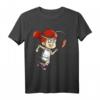 Lustiges Speck auf Stock Laufendes Mädchen T-Shirt – Cooles Geschenk für Läufer, Speckfans und Humorliebhaber zu Geburtstagen & Weihnachten