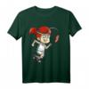 Lustiges Speck auf Stock Laufendes Mädchen T-Shirt – Cooles Geschenk für Läufer, Speckfans und Humorliebhaber zu Geburtstagen & Weihnachten