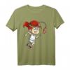 Lustiges Speck auf Stock Laufendes Mädchen T-Shirt – Cooles Geschenk für Läufer, Speckfans und Humorliebhaber zu Geburtstagen & Weihnachten