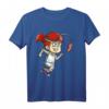 Lustiges Speck auf Stock Laufendes Mädchen T-Shirt – Cooles Geschenk für Läufer, Speckfans und Humorliebhaber zu Geburtstagen & Weihnachten