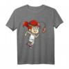Lustiges Speck auf Stock Laufendes Mädchen T-Shirt – Cooles Geschenk für Läufer, Speckfans und Humorliebhaber zu Geburtstagen & Weihnachten