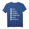 Wettkampf Sportler Geschenk Triathlet Triathlon T-Shirt – Perfekt für Radfahrer, Schwimmer, Läufer & Extremsportler zu Weihnachten & Geburtstag