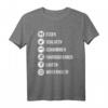 Wettkampf Sportler Geschenk Triathlet Triathlon T-Shirt – Perfekt für Radfahrer, Schwimmer, Läufer & Extremsportler zu Weihnachten & Geburtstag