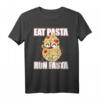 Eat Pasta Run Fasta Läufer Marathon Triathlon Shirt – Witziges Geschenk für Läufer, Marathon- und Triathlon-Teilnehmer, ideal zum Geburtstag, Wettkampf und Weihnachten
