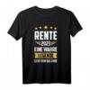 Bald im Ruhestand Geschenkidee 2023 - Lustiges Rentner T-Shirt für Kollegen, Väter und Opas zum Renteneintritt