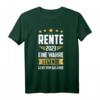 Bald im Ruhestand Geschenkidee 2023 - Lustiges Rentner T-Shirt für Kollegen, Väter und Opas zum Renteneintritt