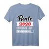 Rente 2020 Countdown läuft Geschenk - Lustiges Pension T-Shirt für den Ruhestand, Abschiedsgeschenk für Kollegen & Rentnerinnen 2020