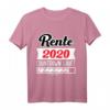Rente 2020 Countdown läuft Geschenk - Lustiges Pension T-Shirt für den Ruhestand, Abschiedsgeschenk für Kollegen & Rentnerinnen 2020
