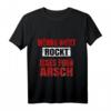 Wenns nicht Rockt isses fürn Arsch T-Shirt - Humorvolles Vintage Rock Design für Festivals, Musiker & Freunde der 70er, 80er & 90er Jahre