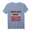 Wenns nicht Rockt isses fürn Arsch T-Shirt - Humorvolles Vintage Rock Design für Festivals, Musiker & Freunde der 70er, 80er & 90er Jahre