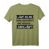 Läuft bei mir zwar rückwärts und bergab - Lustiges T-Shirt mit Spruch für Humor und Alltag