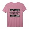 Läuft bei mir zwar rückwärts und bergab - Lustiges T-Shirt mit Spruch für Humor und Alltag