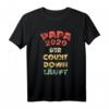 Herren Papa 2020 - Der Countdown läuft Vintage T-Shirt – Buntes Geschenk zur Schwangerschaft & Babyankündigung