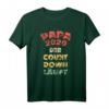 Herren Papa 2020 - Der Countdown läuft Vintage T-Shirt – Buntes Geschenk zur Schwangerschaft & Babyankündigung