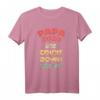 Herren Papa 2020 - Der Countdown läuft Vintage T-Shirt – Buntes Geschenk zur Schwangerschaft & Babyankündigung