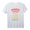 Herren Papa 2020 - Der Countdown läuft Vintage T-Shirt – Buntes Geschenk zur Schwangerschaft & Babyankündigung