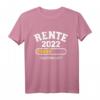 Rente 2022 Countdown läuft T-Shirt – Humorvolles Geschenk für Rentnerinnen und Rentner zum Ruhestand